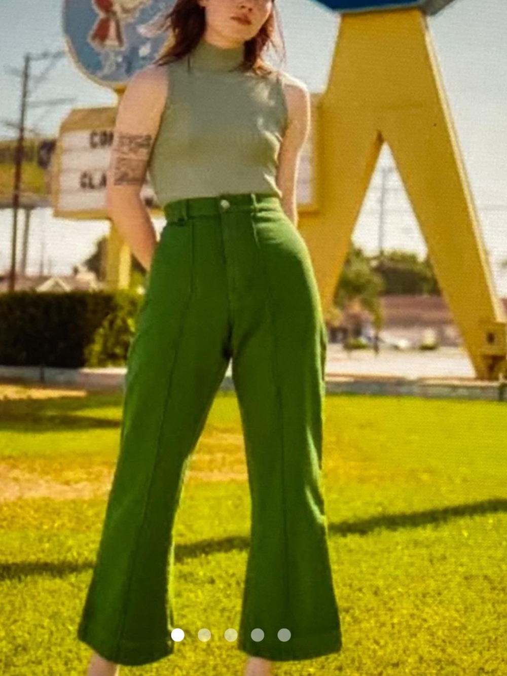Big Bud Press Green Western Pant Size M